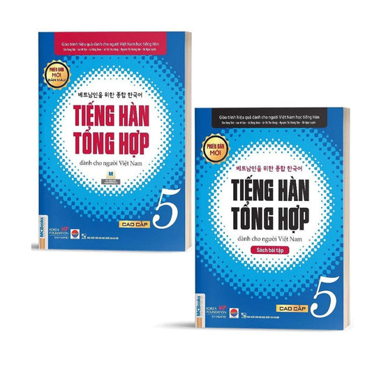[Pre-order] Combo Tiếng Hàn Tổng Hợp dành cho người Việt Nam - Cao cấp 5 & 6 (Sách Bài Học & Bài Tập)