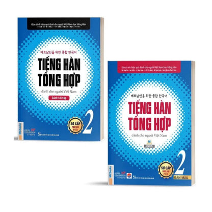 [Pre-order] Combo Tiếng Hàn Tổng Hợp dành cho người Việt Nam - Sơ cấp 1 & 2 (Sách Bài Học & Bài Tập)