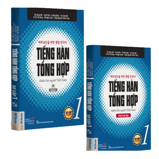 [Pre-order] Combo Tiếng Hàn Tổng Hợp dành cho người Việt Nam - Sơ cấp 1 (Phiên bản 1 màu)