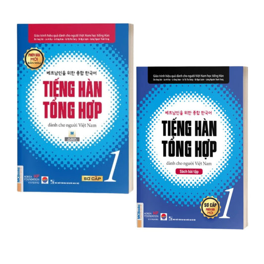 [Pre-order] Combo Tiếng Hàn Tổng Hợp dành cho người Việt Nam - Sơ cấp 1 & 2 (Sách Bài Học & Bài Tập)