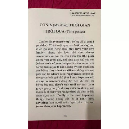 [Pre-order] Song Ngữ Lời Thì Thầm Trong Tổ Ấm - Whispers In The Home