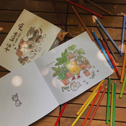 [Pre-order] Tô Bình Yên Vẽ Hạnh Phúc (Sách tô màu)