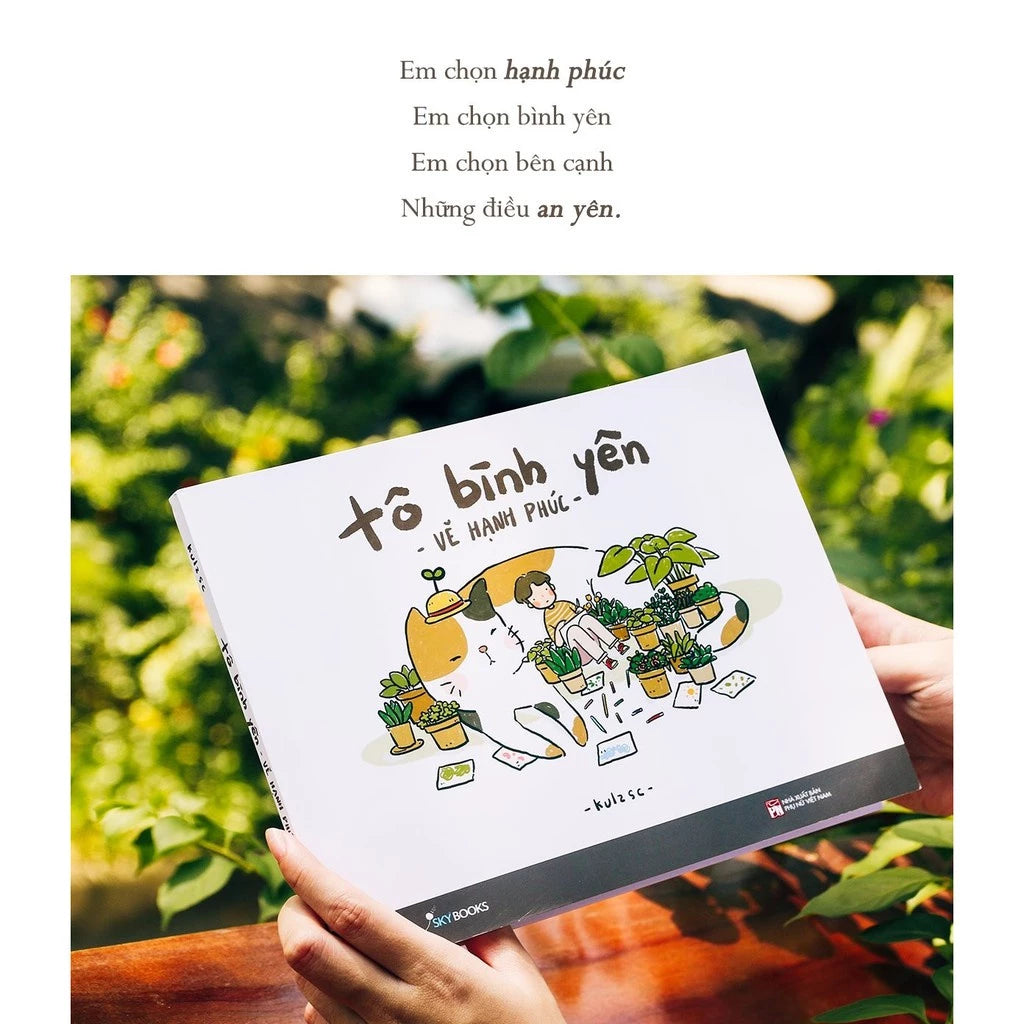 [Pre-order] Tô Bình Yên Vẽ Hạnh Phúc (Sách tô màu)
