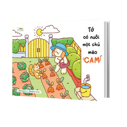 [Pre-order] Tớ có nuôi một chú mèo Cam (Sách tô màu)