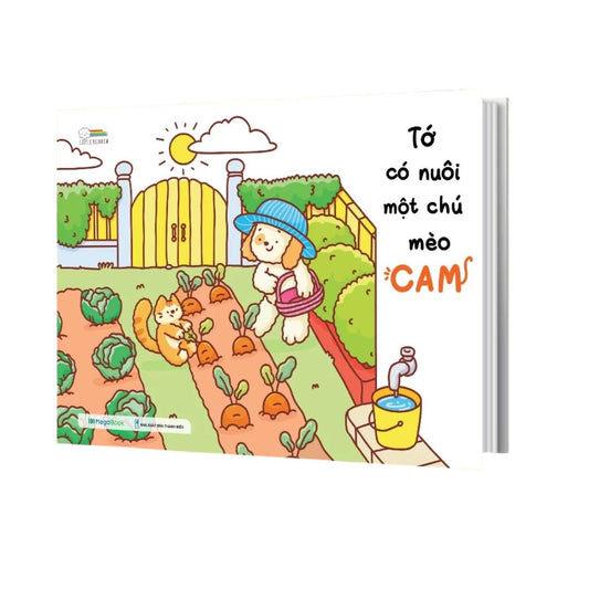 [Pre-order] Tớ có nuôi một chú mèo Cam (Sách tô màu)