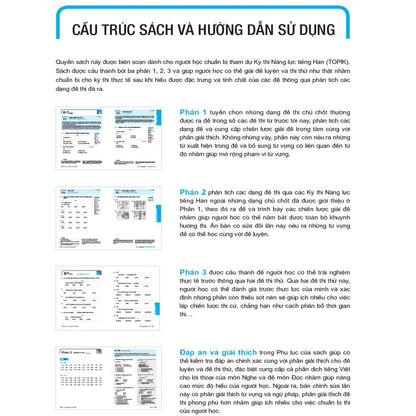 [Pre-order] Cẩm Nang Luyện Thi Năng Lực Tiếng Hàn TOPIK I & TOPIK II (Lẻ & Combo)