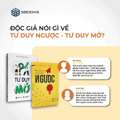 Combo 4Q Tư Duy Ngược + Tư Duy Mở + Biến Mọi Thứ Thành Tiền (Quyển 1 & 2)