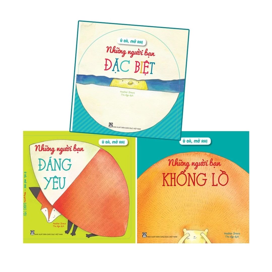 [Pre-order] Ú Oà Mở Ra (Bộ 3 Cuốn) - Sách tương tác lật mở (0-4 tuổi)