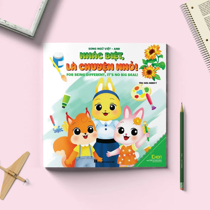 Combo 10Q Ehon Kỹ Năng Sống - Ươm Mầm Tính Cách Tốt Cho Bé (Song ngữ Việt Anh)