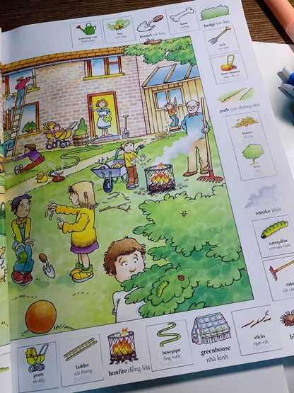 1000 Từ Anh Việt Đầu Tiên (Sticker Book)