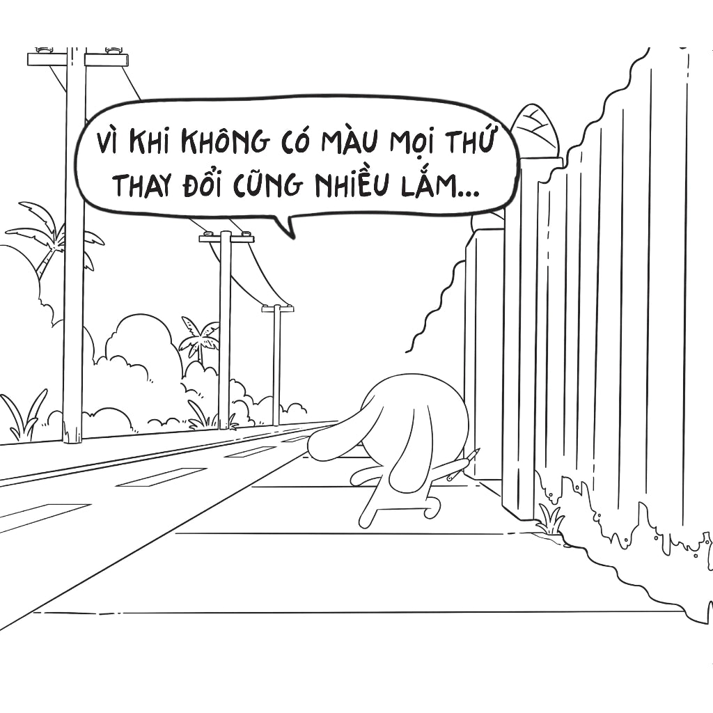[Pre-order] Thỏ Bảy Màu Trong Thế Giới Bay Màu (sách tô màu)