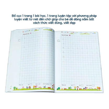 [Pre-order] Vở Luyện Viết Tiếng Việt (Trọn Bộ 3 Quyển)
